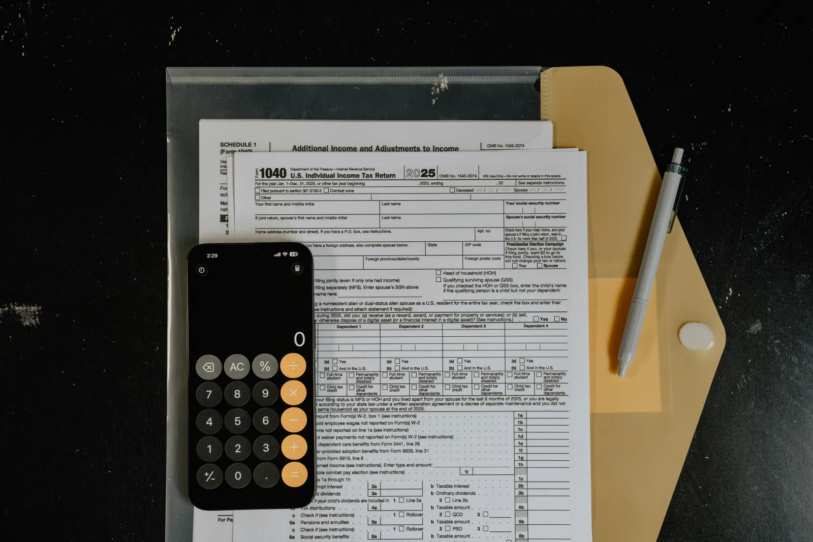 accountant calculator spreadsheet