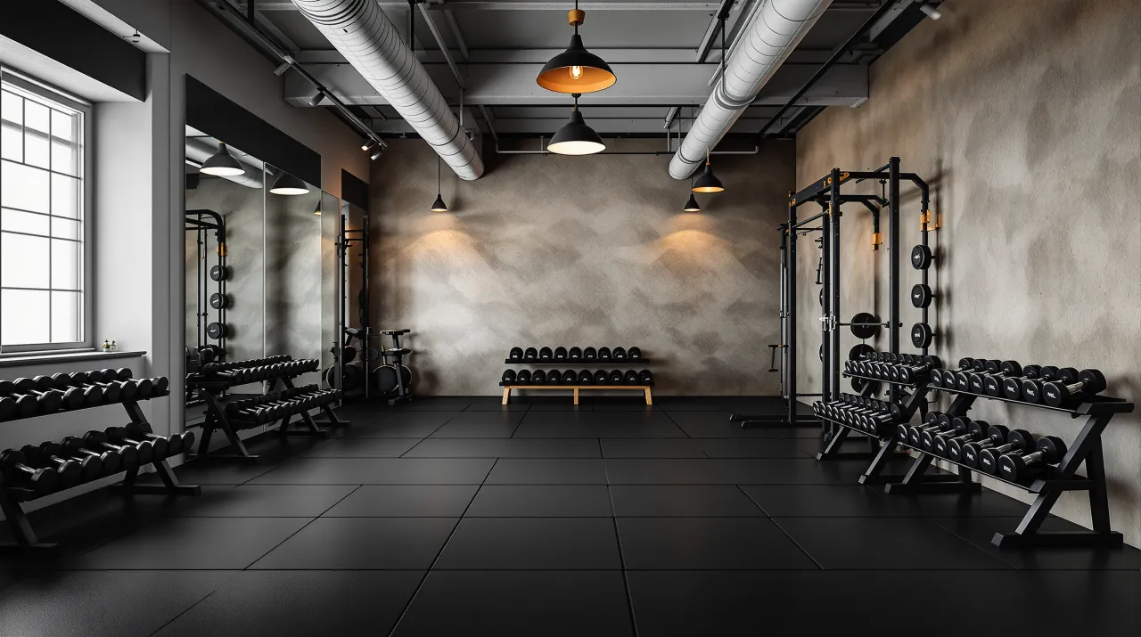 Boutique gym rubber sport flooring and mirrored wall — short-life personal property in a cost segregation study
